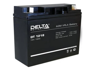 АКБ 12V 18Ач "DELTA DT1218"  181х76х168