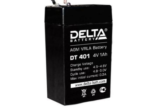 АКБ 4V 1Ач "DELTA DT401"  35х22х69