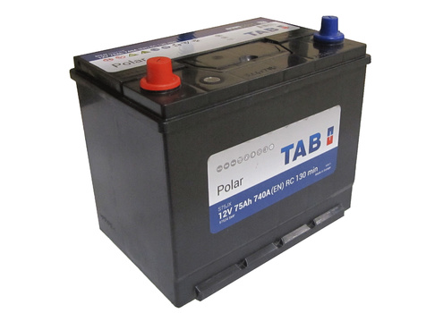 Аккумулятор 75Ач "TAB POLAR JIS" П.П. 269х173х218