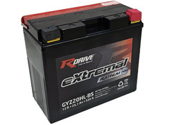 Аккумулятор 22Ач "RDrive eXtremal PLATINUM AGM GYZ20HL-BS" О.П. 175х87х155