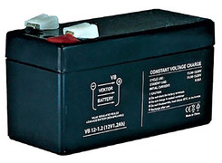 АКБ 12V 1,2Ач "Vektor Battery VB 12-1,2"  98х43х52