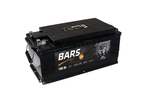 Аккумулятор 190Ач "BARS SILVER" П.П. 524х239х223 болт