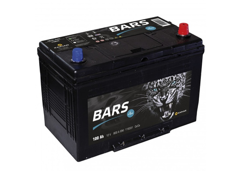 Аккумулятор 100Ач "BARS ASIA" О.П. 304х173х220