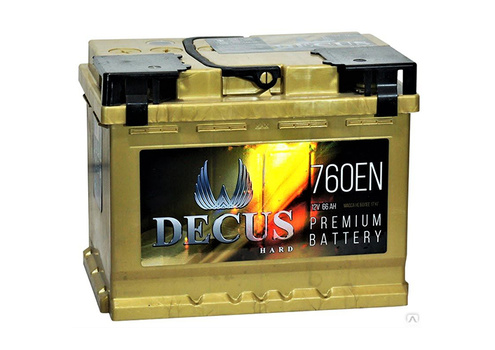 Аккумулятор 66Ач "DECUS" О.П. 242х175х190