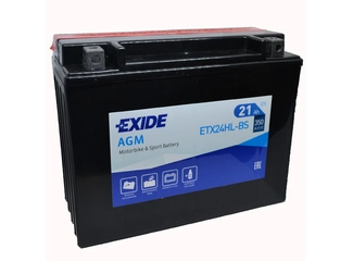 Аккумулятор 21Ач "EXIDE AGM ETX24HL-BS" О.П. 205х87х162
