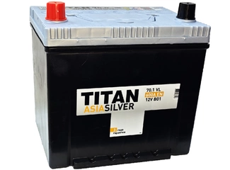 Аккумулятор 70Ач "TITAN ASIA SILVER" П.П. 230х171х221