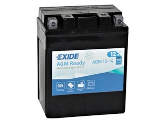 Аккумулятор 12Ач "EXIDE AGM12-14" О.П. 134х89х164
