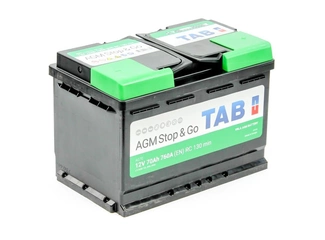 Аккумулятор 70Ач "TAB AGM" О.П. 278х175х190
