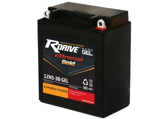 Аккумулятор 5Ач "RDrive eXtremal GOLD 12N5-3B-GEL" О.П. 119х59х130