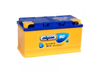 Аккумулятор 90Ач "АКОМ" П.П. 355х177х190