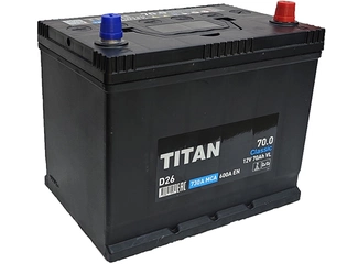 Аккумулятор 70Ач "TITAN CLASSIC ASIA" О.П. 261х173х220