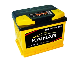 Аккумулятор 62Ач "KAINAR" О.П. 242х175х190
