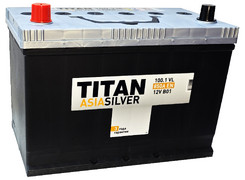 Аккумулятор 100Ач "TITAN ASIA SILVER" П.П. 304х171х221