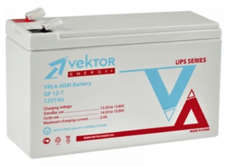 АКБ 12V 7Ач "Vektor Energy GP 12-7"  151х65х94