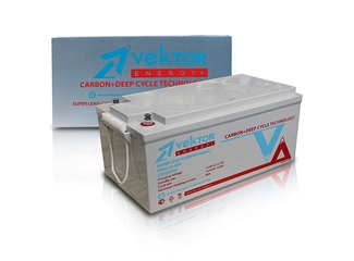 АКБ 12V 200Ач "Vektor Energy VPbC 12-200"  522х268х219