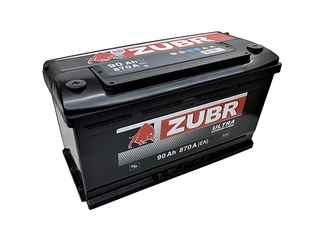 Аккумулятор 90Ач "ZUBR ULTRA" П.П. 353х175х190