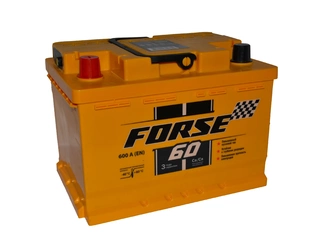 Аккумулятор 60Ач "FORSE" П.П. 242х175х175 Низкий