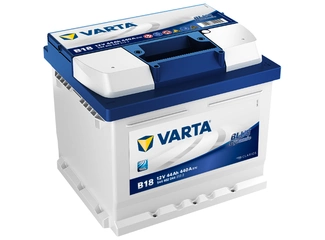 Аккумулятор 44Ач "VARTA BLUE DYNAMIC B18" О.П. 207х175х175 Низкий