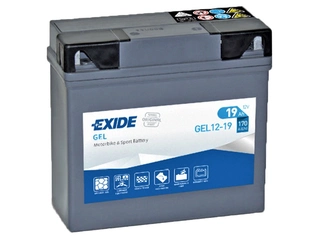 Аккумулятор 19Ач "EXIDE GEL12-19" П.П. 185х80х170