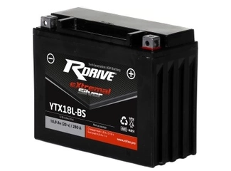 Аккумулятор 12Ач "RDrive eXtremal SILVER AGM YTX14L-BS" О.П. 150х87х145