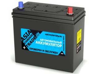 Аккумулятор 45Ач "TRADE-IN Standard Asia" О.П. 236х128х220 С обменом
