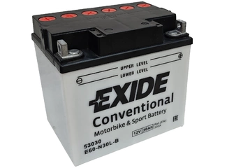 Аккумулятор 30Ач "EXIDE E60-N30L-B" О.П. 185х128х168