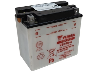 Аккумулятор 16Ач "YUASA YB16B-A" П.П. 160х90х161
