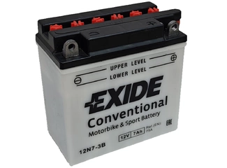 Аккумулятор 7Ач "EXIDE 12N7-3B" О.П. 135х75х133