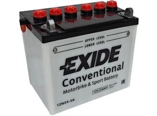 Аккумулятор 24Ач "EXIDE 12N24-3A" О.П. 184х124х175