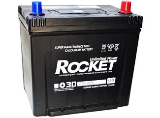 Аккумулятор 60Ач "ROCKET SMF 65D23L" О.П. 232х175х220