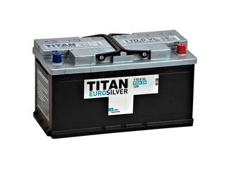 Аккумулятор 110Ач "TITAN EURO SILVER" О.П. 352х175х190 уценка