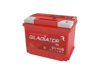Аккумулятор 77Ач "GLADIATOR EFB" О.П. 278х175х190 уценка