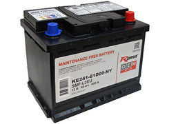 Аккумулятор 60Ач "R-Drive OEM SMF-L2EU KE241-61D00-NY NISSAN" О.П. 242х175х190