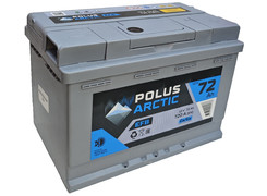 Аккумулятор 72Ач "POLUS ARCTIC EFB" О.П. 278х175х190