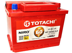 Аккумулятор 60Ач "TOTACHI NIRO" О.П. 242х175х190