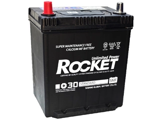 Аккумулятор 40Ач "ROCKET SMF 42B19R" П.П. 187х127х226