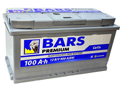 Аккумулятор 100Ач "BARS PREMIUM" О.П. 353х175х190