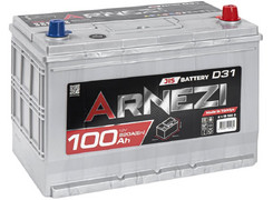 Аккумулятор 100Ач "ARNEZI JIS SMF" О.П. 304х173х220