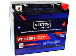 Аккумулятор 20Ач "VEKTOR VT12201" О.П. 177х88х154