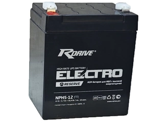 АКБ 12V 5,7Ач "RDrive Electro Reserve NPH5-12"  90х70х101