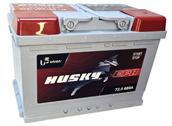 Аккумулятор 72Ач "HUSKY EFB" О.П. 278х175х190