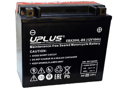 Аккумулятор 21Ач "UniPLUS YTX20HL-BS" О.П. 175х87х156