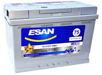 Аккумулятор 75Ач "ESAN SMF" О.П. 278х175х190