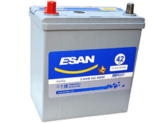 Аккумулятор 42Ач "ESAN ASIA" П.П. 190х127х220