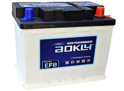 Аккумулятор 60Ач "AOKLY EFB" О.П. 242х175х190