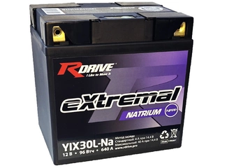 Аккумулятор 30Ач "RDrive eXtremal NATRIUM YIX30L" О.П. 165х126х174