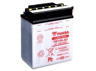 Аккумулятор 14Ач "YUASA YB14A-A2" П.П. 134х89х176