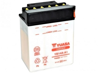 Аккумулятор 14Ач "YUASA YB14A-A1" П.П. 134х89х176