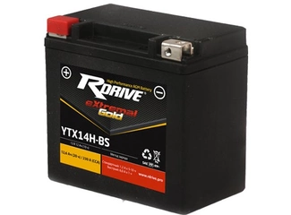 Аккумулятор 12Ач "RDrive eXtremal GOLD AGM YTX14H" П.П. 150х87х145