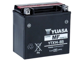 Аккумулятор 12Ач "YUASA AGM YTX14-BS" П.П. 150х87х145